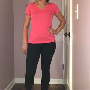 Pink active wear workout shirt